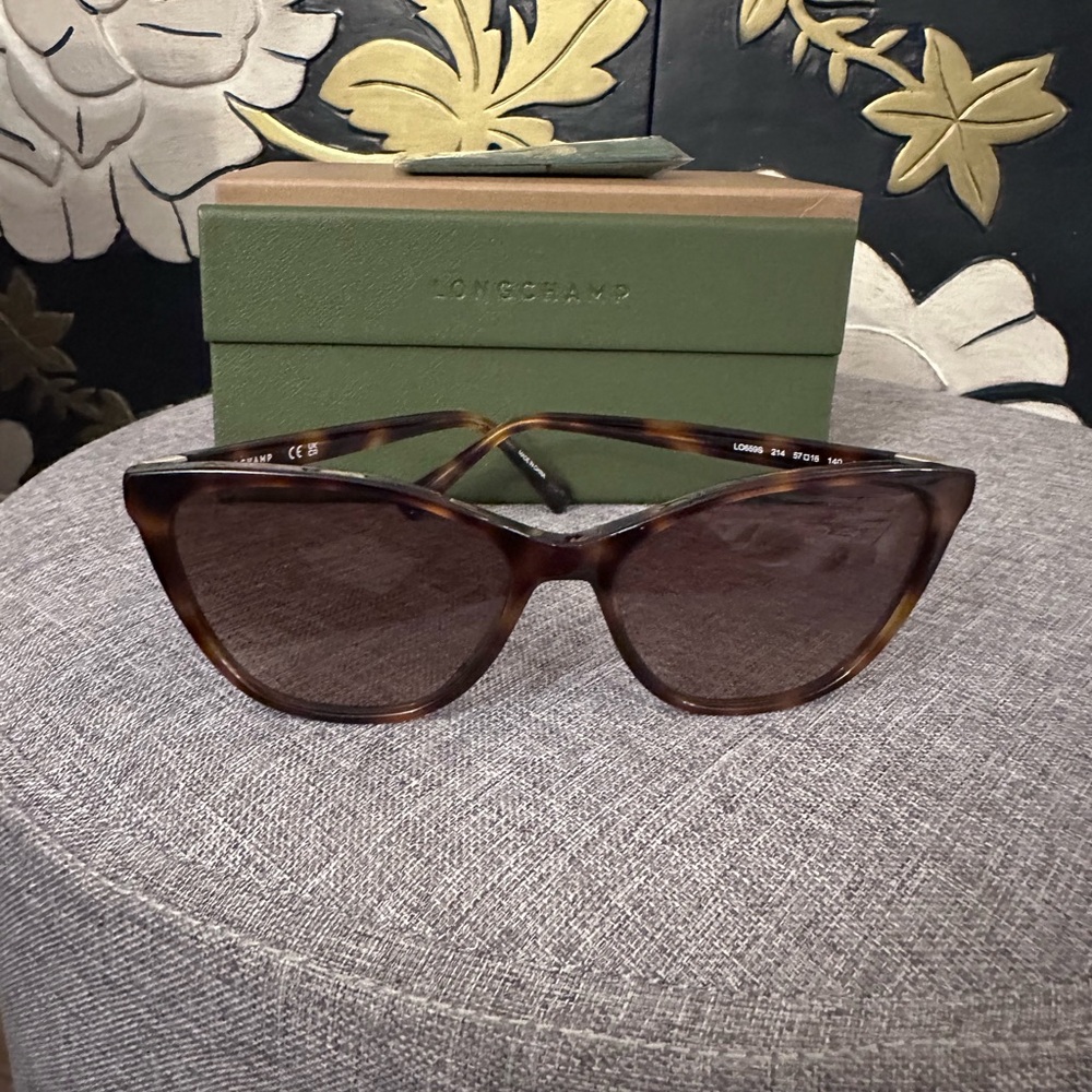 Longchamp Tortoise Shell Sunglasses